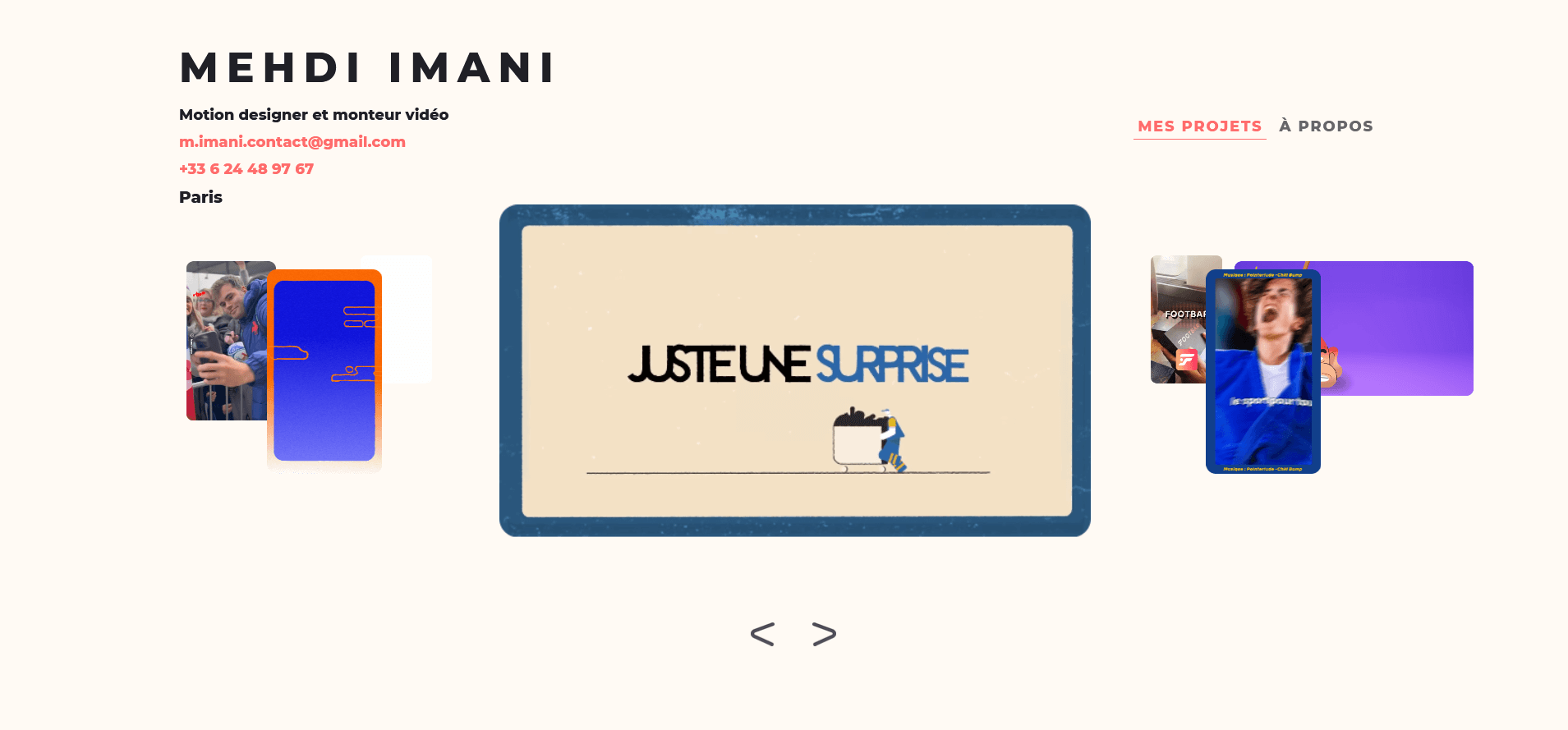 Portfolio for Motion Designer